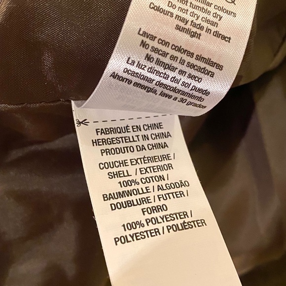 TOPMAN LIGHTWEIGHT MEN'S BOMBER JACKET, OLIVE/KHAKI, 100% COTTON, SIZE MED. NWOT - Picture 10 of 12